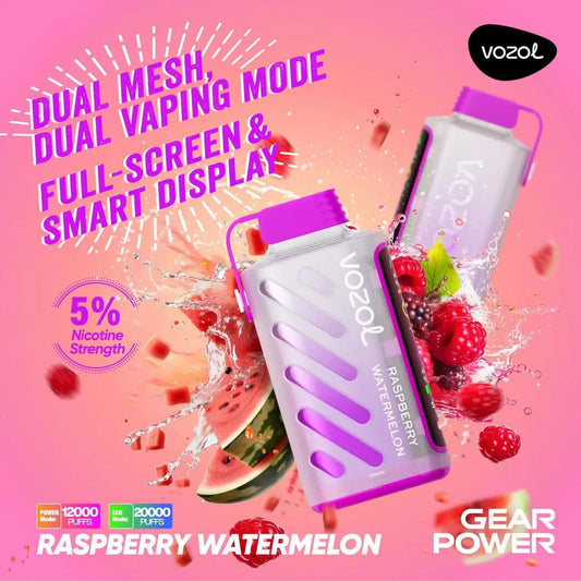 Vozol Gear Power 20000 Raspberry Watermelon