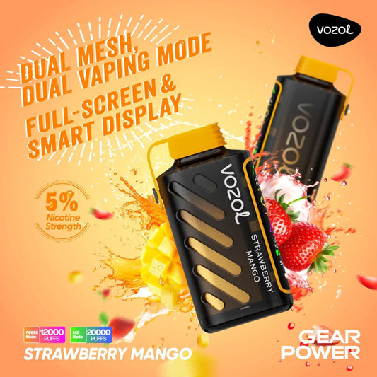 Vozol Gear Power 20000 Tobacco