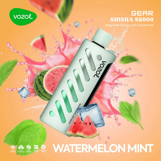 Vozol Gear Shisha 25000 Watermelon Mint