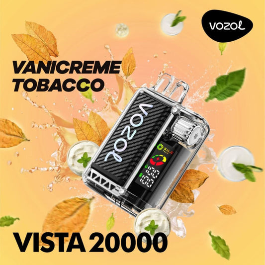 Vozol Vista 20000 Vanicreme Tobacco