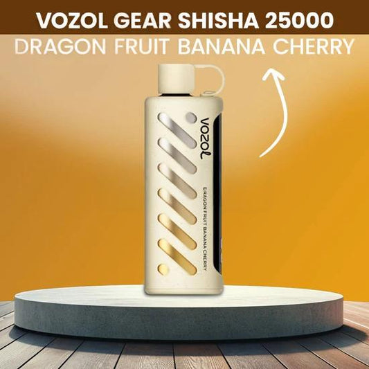 Vozol Gear Shisha 25000 Dragon Fruit Banana Cherry