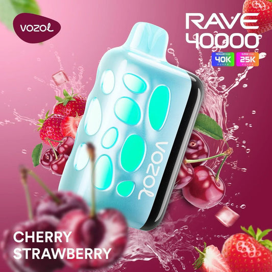 Vozol Rave 40000 Cherry Strawberry - Pufist