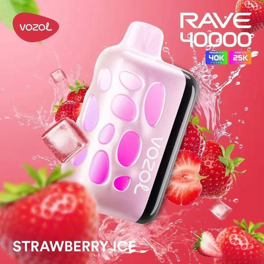 Vozol Rave 40000 Strawberry Ice - Pufist