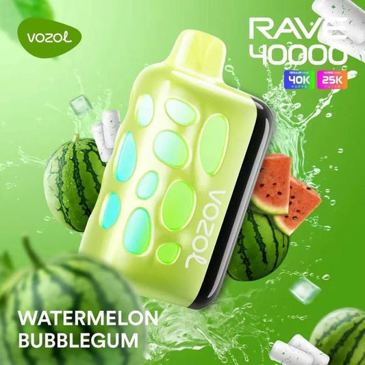 Vozol Rave 40000 Watermelon Bubble Gum - Pufist